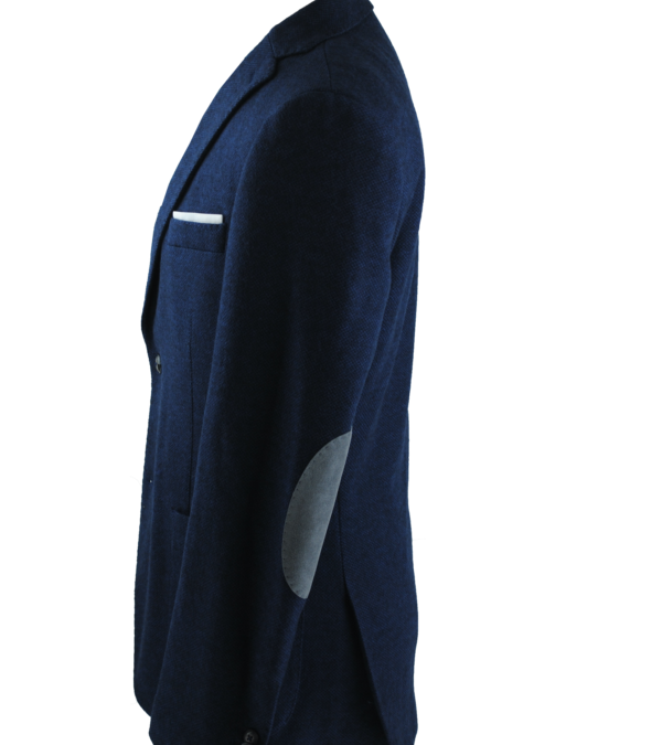 blue casual blazer side