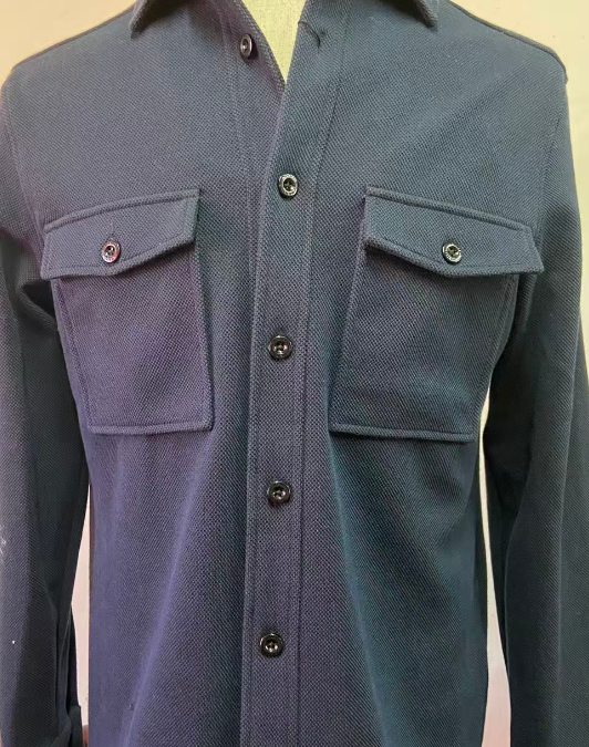 mens’ blue overshirt for 26AW