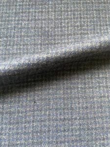 blue wool flannel spandex fabric