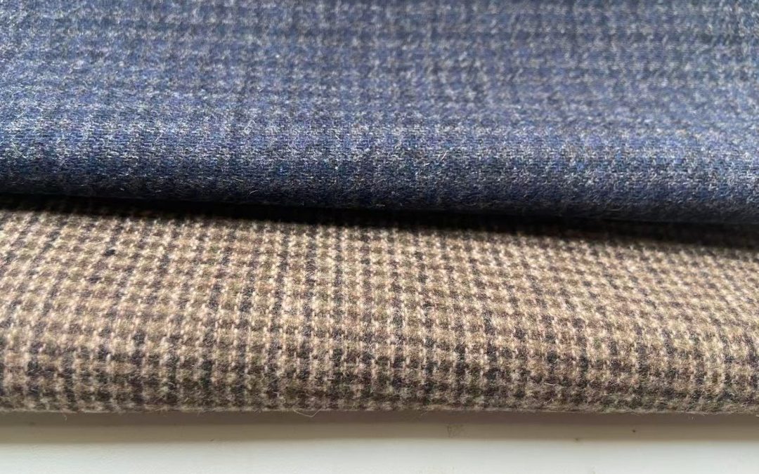 check eyebird wool flannel spandex fabrics