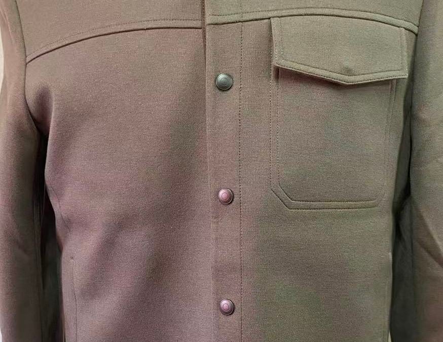 26AW men's brown jacket slant pocket