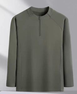 printed wool knit jacket front