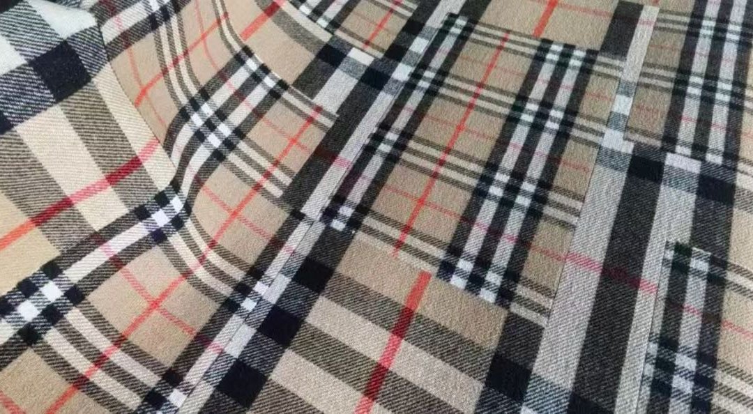 recycled wool fabric classical tartan design