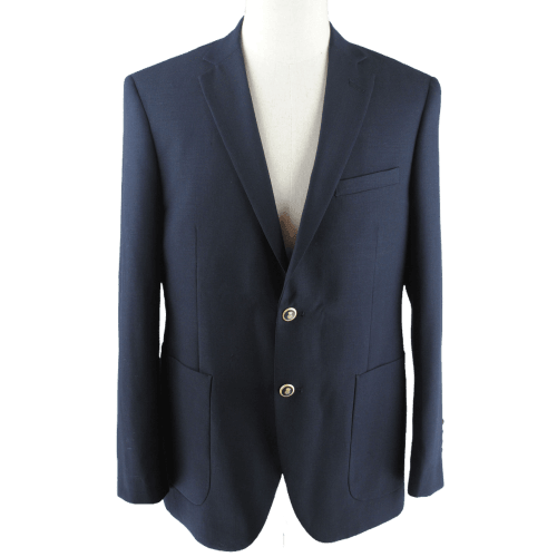 mens-casual-blazers_front men's casual blazer golden button front