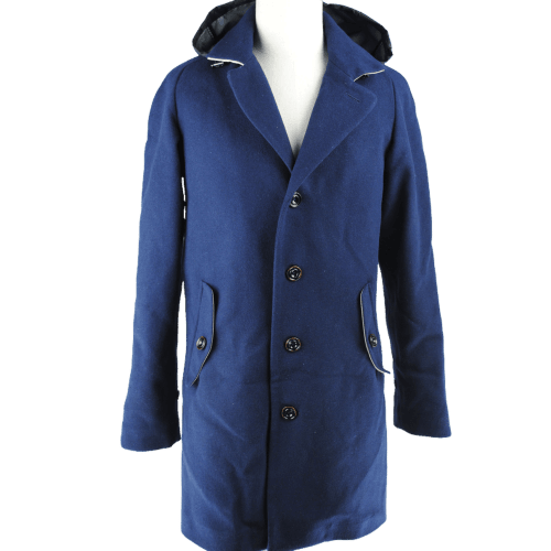 mens-coats_front men's woolen long coat front