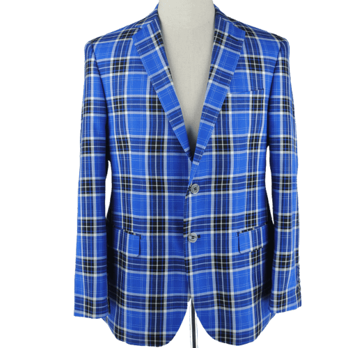 mens-suits-blazers_tartan_front men's tartan TR blazer front