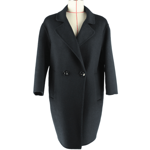 wool double faced overcoats black 10 front