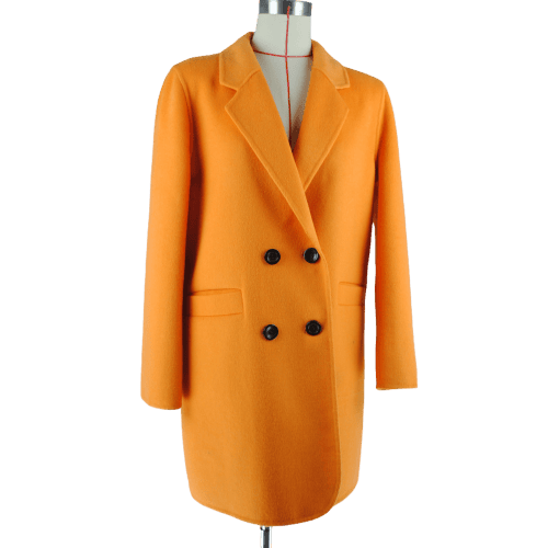 wool double faced overcoats orange 7 front