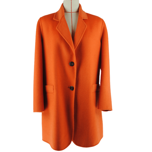 wool double faced overcoats orange 6 front