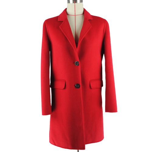 wool double faced overcoats red 3 front