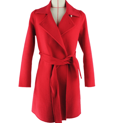 wool double faced overcoats red 9 front