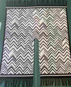 white black 100poly knit fabric for shawl