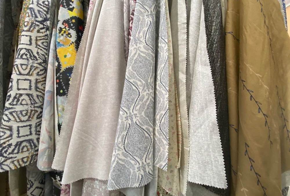 digital printed wool fabric custom pattern